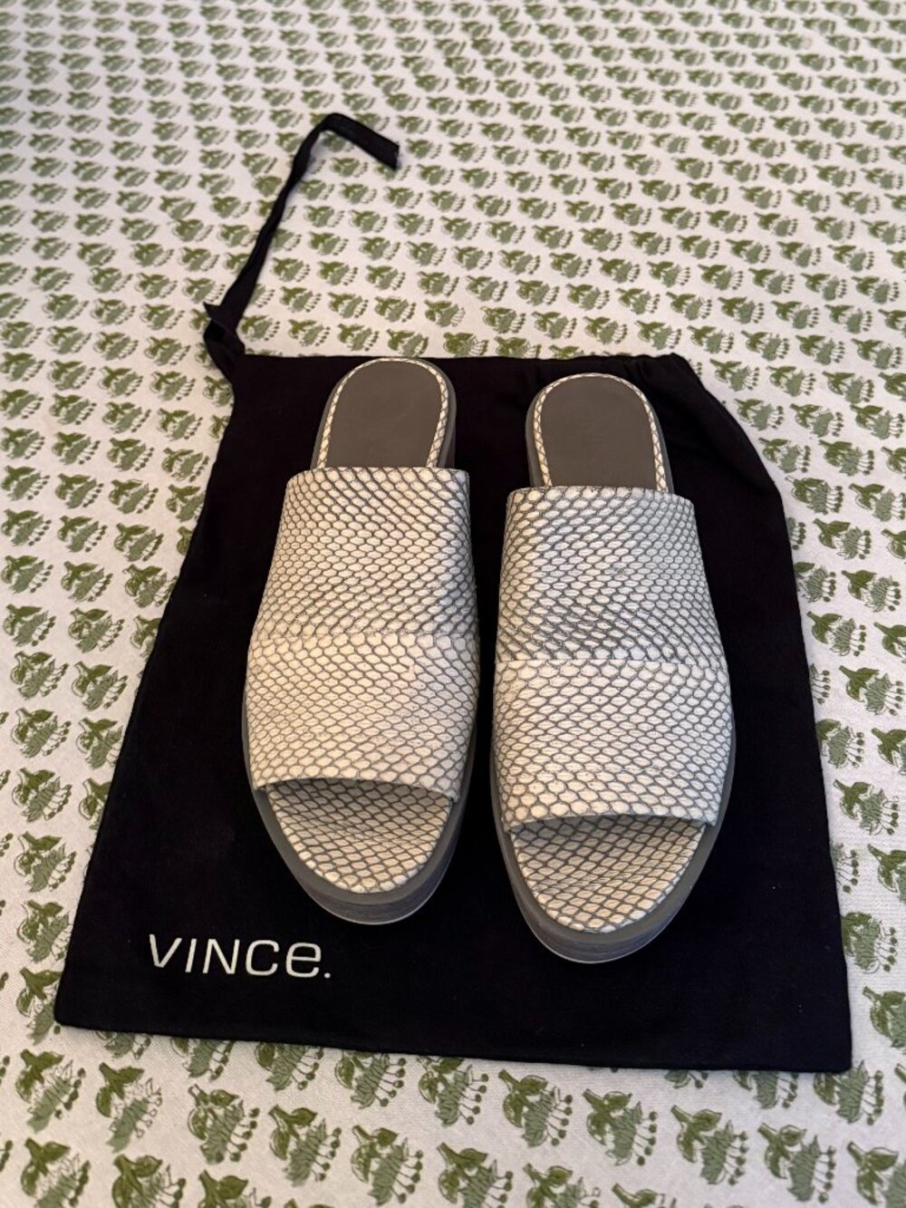 Vince Saskia Platform Slide Sandals | Womens Size 40